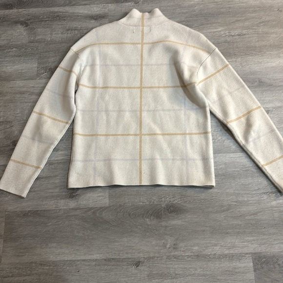 ANTHROPOLOGIE IVANNA LIZZIE MOCK NECK PLAID WINDOWPANE
SWEATER -XS - Picture 7 of 7